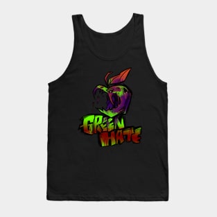 Green Hate Apple Tank Top